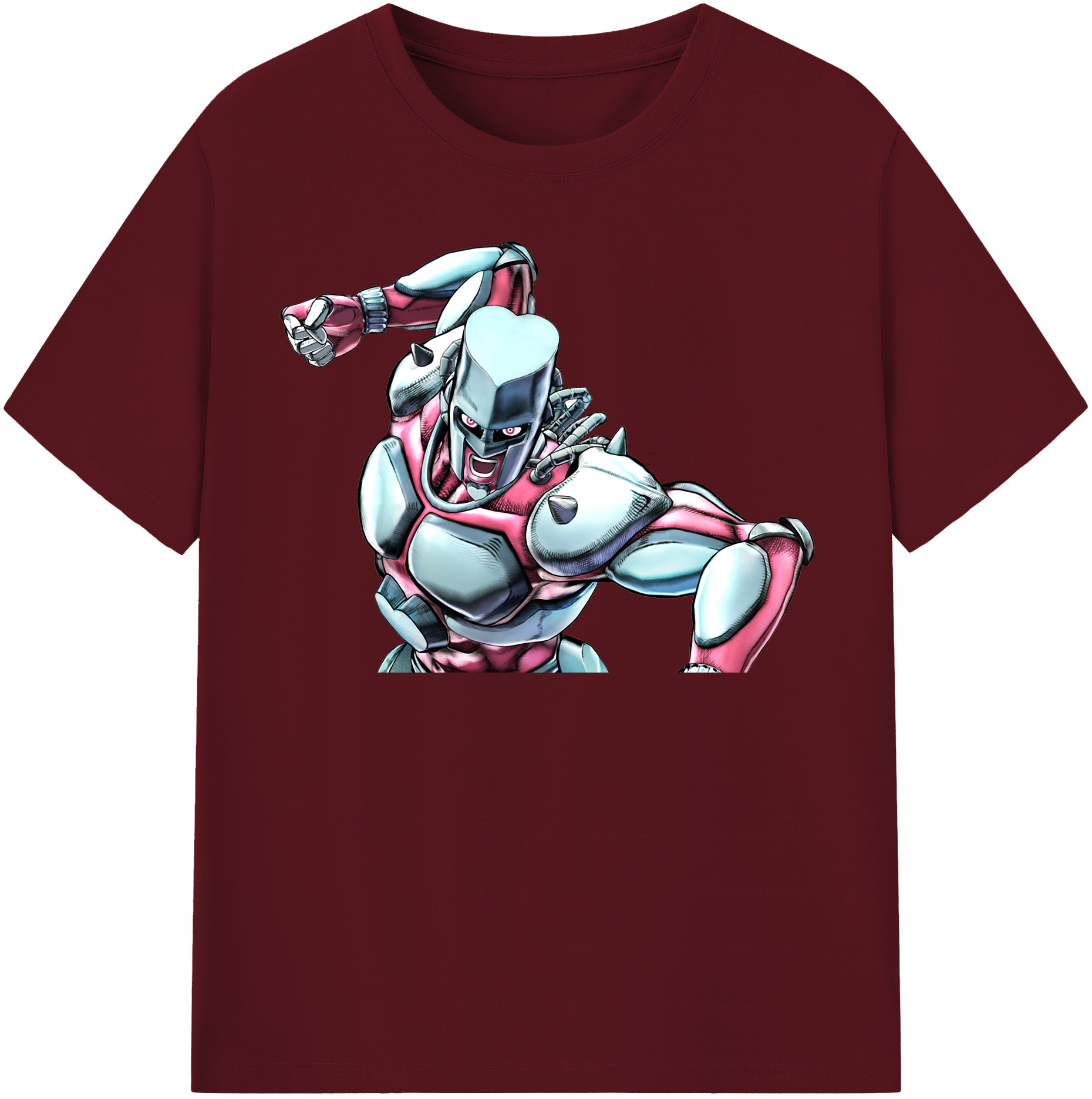 （画像用） ジョジョの奇妙な冒険 ひがしかた じょうすけ JoJo's Bizarre Adventure Higashikata Josuke 綿100％半袖Tシャツ（フロントプリント）